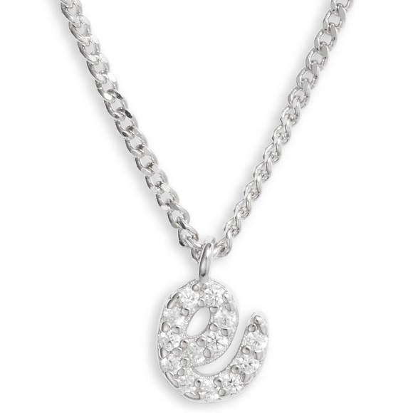 SCRIPT Initial Necklace
ARGENTO VIVO STERLING SILVER “E” NECKLACE, NIB - Picture 1 of 9